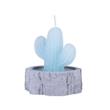 4Pcs/set Simulation Plant Cactus Candle Tea Light Home Decor Table Tealight Mini - Front View