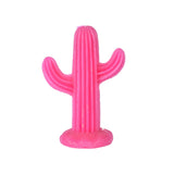 4 pc Large Simulation Plant Cactus Candle Tea Light - Side View