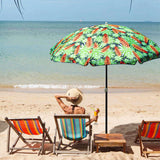 Lazy Dayz Beach Umbrella - Mossman - Front View