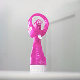 Lazy Dayz Water Spray Fan - Pink - Front View