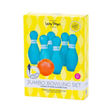 7 Pcs Lazy Dayz Pool Beach Inflatable Bowling Set Toy - Front View