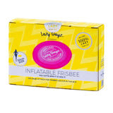 Lazy Dayz Inflatable Frisbee - Pink - Side View