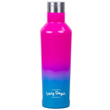 Lazy Dayz Spartan Drink Bottle 480ml - Pink Blue Ombre - Front View