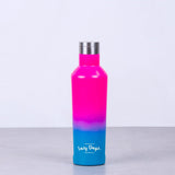 Lazy Dayz Spartan Drink Bottle 480ml - Pink Blue Ombre - 45-Degree Angle
