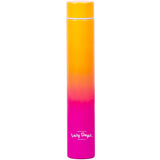Lazy Dayz Slimline Drink Bottle 300ml - Orange Pink Ombre - Top-Down View
