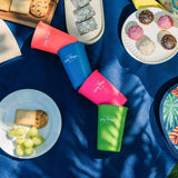 Lazy Dayz Picnic Cup 350ml 4 Pack - Front View