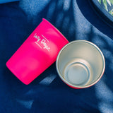 Lazy Dayz Picnic Cup 350ml 4 Pack - Side View