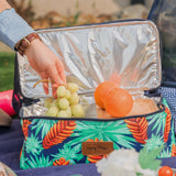Lazy Dayz Insulated Cooler Tote - Mossman - Front View