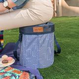 Chill & Sit Portable Cooler Stool - Makena - Side View