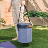 Lazy Dayz Insulated Cooler Stool - Mossman - Top-Down View