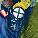 Lazy Dayz Picnic Cutlery Wallet Set - Makena - Rear View