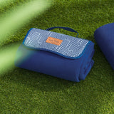 Lazy Dayz Fleece Picnic Rug - Makena - Rear View