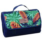 Lazy Dayz Fleece Picnic Rug - Mossman - Rear View