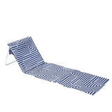 Lazy Dayz Fold Up Beach Lounger - Makena - Rear View