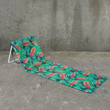 Lazy Dayz Fold Up Beach Lounger - Mossman - 45-Degree Angle