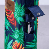 Lazy Dayz Insulated Wine Bottle Tote - Mossman - Side View