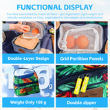 Lazy Dayz Insulated Deluxe Lunch Cooler - Mossman - Close-Up Angle