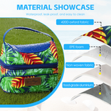 Lazy Dayz Insulated Deluxe Lunch Cooler - Mossman - Low Angle