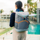 Lazy Dayz Insulated Jumbo Cooler Backpack - Side View