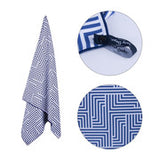 Lazy Dayz Quick Drying Sand Free Beach Towel - Makena - Side View