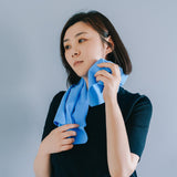 2 Pack Washable Reusable Ice Cooling Towel Outdoor Sport Jogging Cycling Gym Cloth - Side View