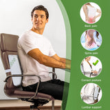 Bamboo Memory Foam Lumbar Support Cushion - Side View