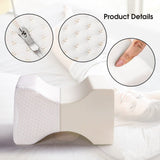 Memory Foam Sciatica Relief Leg Pillow - Top-Down View