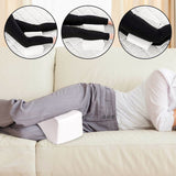 Memory Foam Sciatica Relief Leg Pillow - 45-Degree Angle