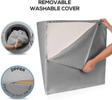 Elevating Leg Wedge Pillow Replace Cover Only - Top-Down View