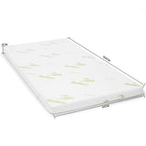 4cm Memory Foam Mattress Protector with Bamboo Cover - Single - 45-Degree Angle