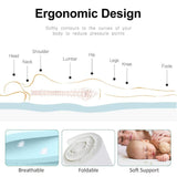 4cm Memory Foam Mattress Topper with Bamboo Cover - Queen - Side View
