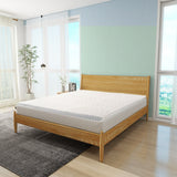 4cm Memory Foam Mattress Topper with Bamboo Cover - King - Front View