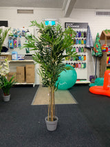 120cm Faux Artificial Home Decor Potted Bamboo Plant - Side View