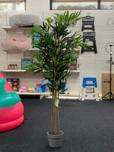 120cm Faux Artificial Home Decor Potted Bamboo Plant - Top-Down View
