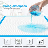 200pcs Dog Absorbent Training Pad 60 x 60 cm - Front View