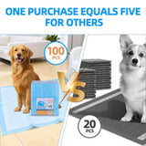 400pcs Dog Absorbent Training Pad 60 x 60 cm - 45-Degree Angle