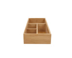 Bamboo Storage Box with 4 Slots, image 3