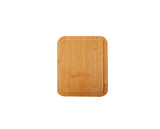 Bamboo Rectangle Steak Board with Cover - 45-Degree Angle