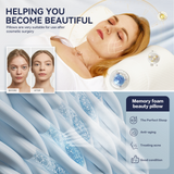 Memory Foam Beauty Sleep Pillow for Neck and Shoulder Pain - Front View