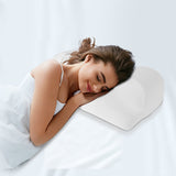 Memory Foam Beauty Sleep Pillow for Neck and Shoulder Pain - Top-Down View