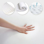 8cm Memory Foam Mattress Topper with Bamboo Cover - Double, image 5