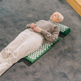 Acupressure Mat and Pillow Set with Bag - Front View