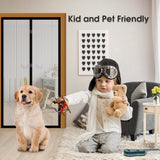 2x Instant Fly Screen, Mosquito, Insect, and Bug Free Curtain - Side View