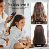 Detangling Brush Black - Top-Down View