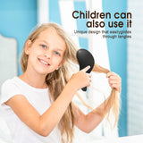 Detangling Brush Black - 45-Degree Angle