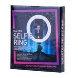LED Studio Ring Light with Stand and Phone Holder 20cm - Front View