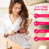 Remology 4 in 1 Blowout Hot Air Brush Hair Styler - Front View