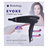 Remology Evoke 2200W Professional Hair Dryer - Top-Down View