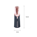 Remology Soft Touch Facial Trimmer with LED - Top-Down View