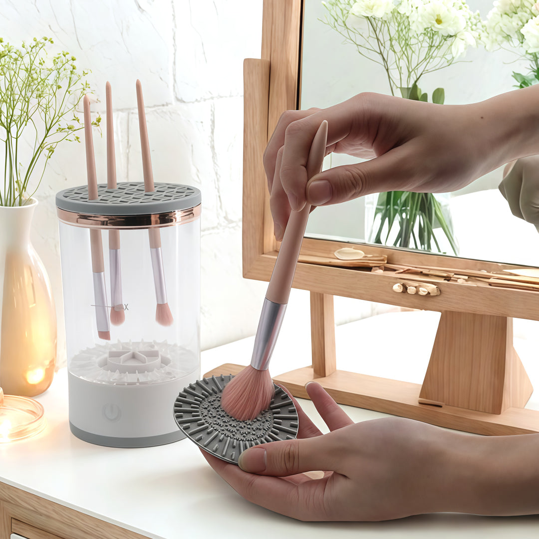 MAKEUP BRUSH CLEANING AND DRYING ALL-IN-ONE MACHINE